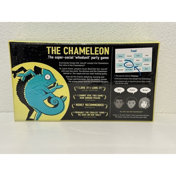 The Chameleon Big Potato Games The Super-Social 'Whodunit' Party Board Game NEW - Picture 4 of 5
